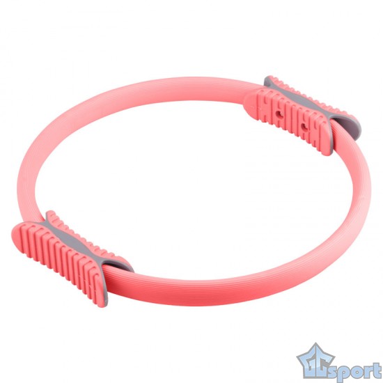 Кольцо эспандер для пилатеса и йоги GCsport V2 38 см (коралловое)