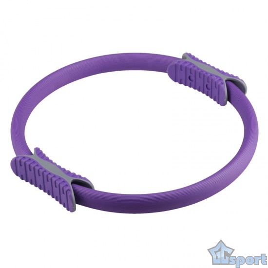 Кольцо эспандер GCsport V2 38 см для пилатеса фиолетовое
