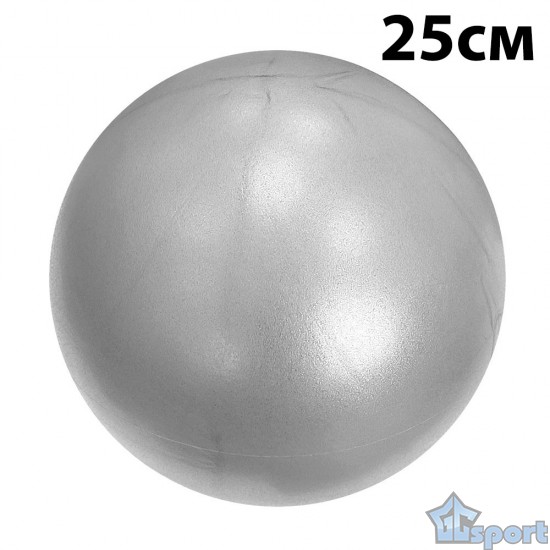 Мяч для пилатеса GCsport 25 см серый