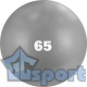 Мяч гимнастический 65см TORRES арт.AL122165GR, антивзрыв, с насосом, серый