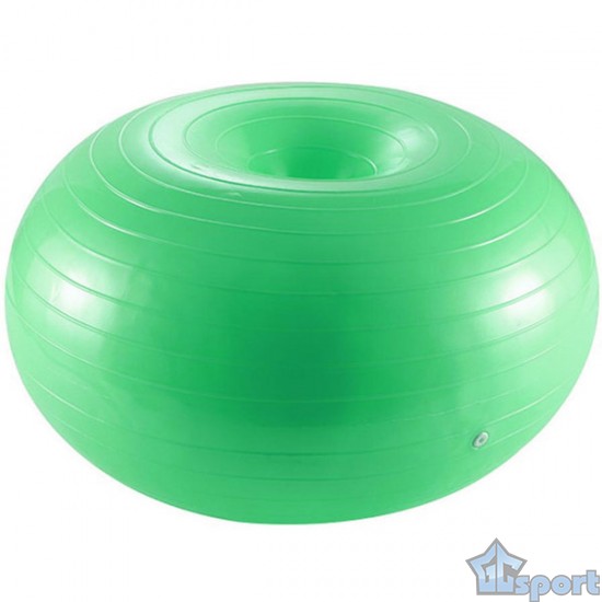 Мяч для фитнеса фитбол-пончик 60 см GCsport (зеленый)