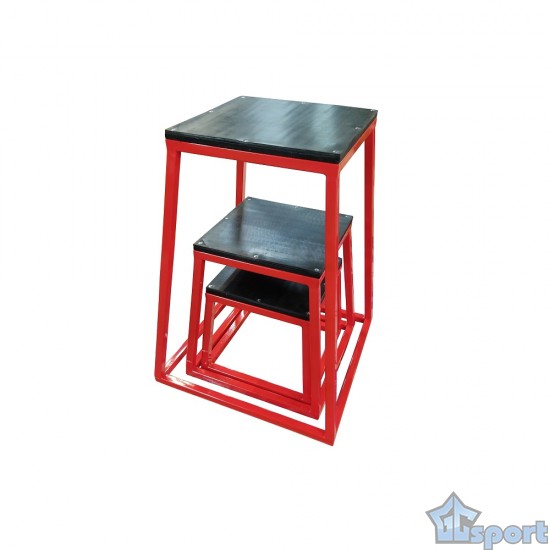 Комплект плиобоксов (тумбы для запрыгивания) 3шт, GCsport