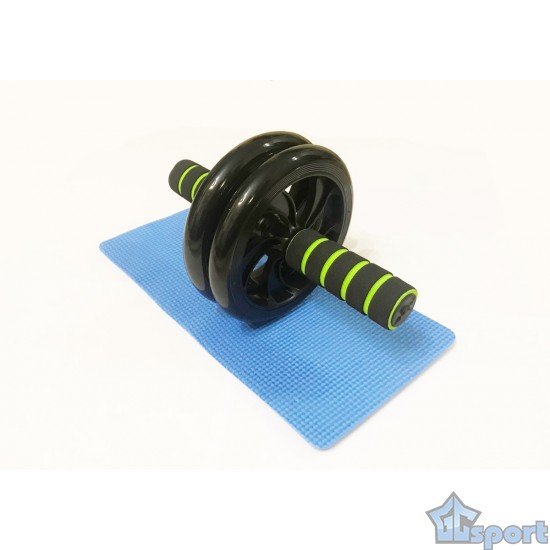 Ролик гимнастический (для пресса) двойной, GCsport