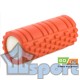 Валик ролик для фитнеса рельефный полый GO DO 33х14 см (Оранжевый)