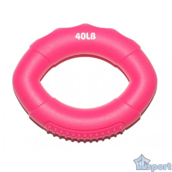 Эспандер кистевой GO DO, нагрузка 18,1 кг, малиновый