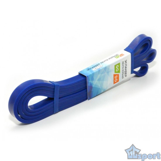 Эспандер лента кольцо GO DO (1 м х 13 мм) синий