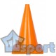 Оранжевый сигнальный конус GCsport 46 см с отверстием для гимнастической палки