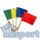 Флажок на деревянной палочке GCsport для детского сада и школы