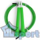 Скакалка скоростная GCsport 3,0 м. трос металл в ПВХ (зеленая)