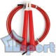 Скакалка скоростная GCsport 3,0 м. трос металл в ПВХ (красная)
