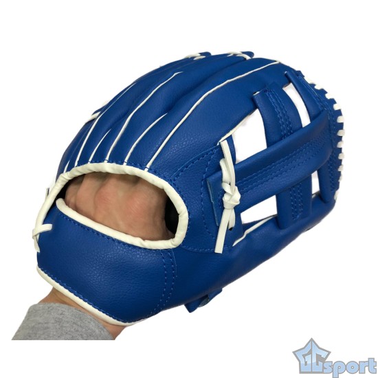 Перчатка для бейсбола (подростковая), тип-2, синяя GCsport