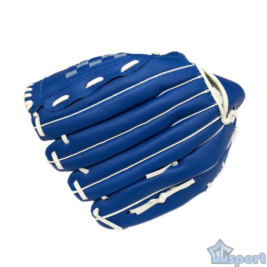 Перчатка для бейсбола (подростковая), тип-1, синяя, GCsport