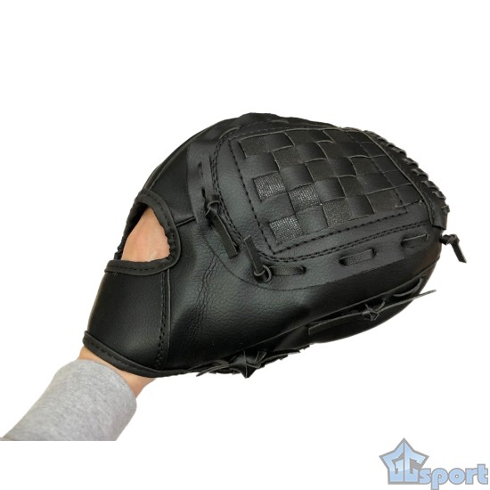 Перчатка для бейсбола (взрослая), тип-1, черная GCsport