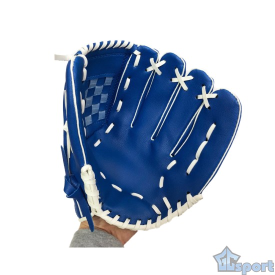 Перчатка для бейсбола (взрослая), тип-1, синяя, GCsport