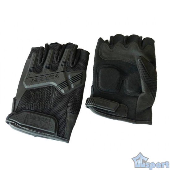 Велосипедные перчатки (велоперчатки) GCsport Tactic, черные