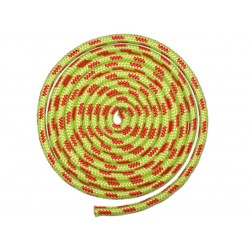 Скакалка для художественной гимнастики GC sport (длина 3м), салатово-красная