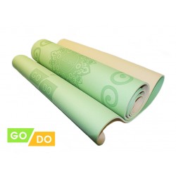 Коврик для фитнеса GO DO P-TPE 6мм салатовый
