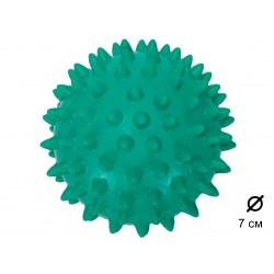Мяч массажный надувной 7см бирюзовый