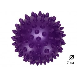 Мяч массажный надувной 7см фиолетовый