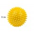 Мяч массажный надувной 8см желтый