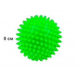 Мяч массажный надувной 8см зеленый