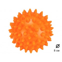 Мяч массажный надувной 8см оранжевый