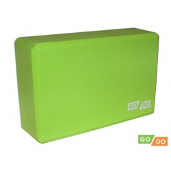 Кирпичик для йоги GO DO зеленый