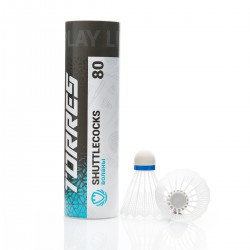 Воланы для бадминтона Torres 80 пластик (любительские) 6шт