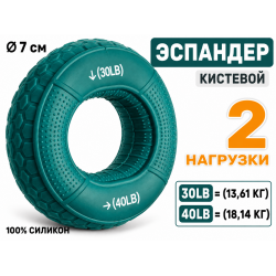 Эспандер кистевой с двойной нагрузкой 30-40 LB