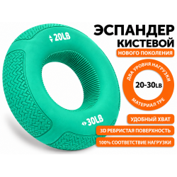 Кистевой эспандер с двойной нагрузкой W21BZ (20-30 LB) салатовый