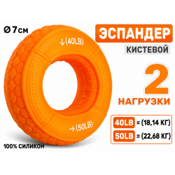 Эспандер кистевой с двойной нагрузкой 40-50 LB