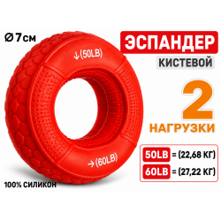 Эспандер кистевой с двойной нагрузкой 50-60 LB