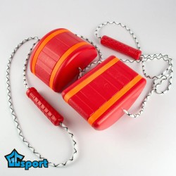 Ходули на веревочках (Шагающие камни) красные, GCsport