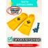 Ласты для плавания Swim Team для бассейна (размер 39-41) желтые