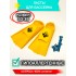 Ласты для плавания Swim Team для бассейна (размер 33-35) желтые