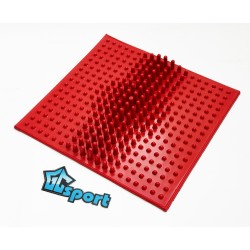 Коврик массажный с шипами GCsport 240х240 мм красный