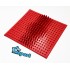 Коврик массажный с шипами GCsport 240х240 мм красный