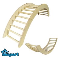 Мостик-качалка 2000х500х630мм GCsport деревянная (лак)