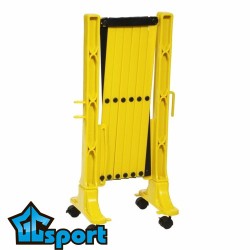 Переносной раздвижной барьер на колесах Гитара (3500 х 1050 мм) GCsport