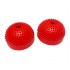 Массажная подушка полусфера балансировочная с отверстием 2шт красная