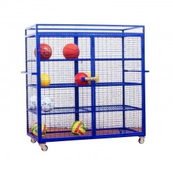 Стеллаж для хранения спортинвентаря, с ручками, GCsport