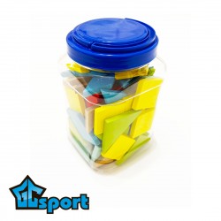 Набор Танграм 12 фигур (84 элемента) в контейнере GCsport