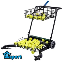 Тележка для уборки теннисных мячей с корзиной GCsport