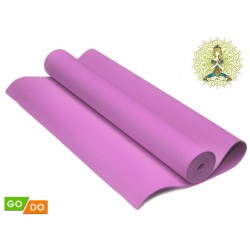 Коврик для фитнеса и гимнастики GO DO КВ6103 173х61х0,3 см, розовый