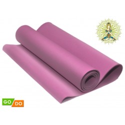 Коврик для фитнеса и гимнастики GO DO КВ6103 173х61х0,6 см, розовый