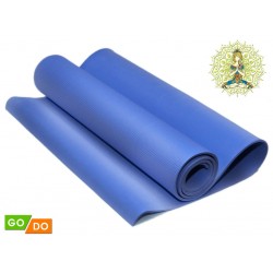 Коврик для фитнеса и гимнастики GO DO КВ6103 173х61х0,6 см, синий