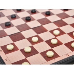 Игра настольная магнитная 2 в 1 (доска 33х33 см)