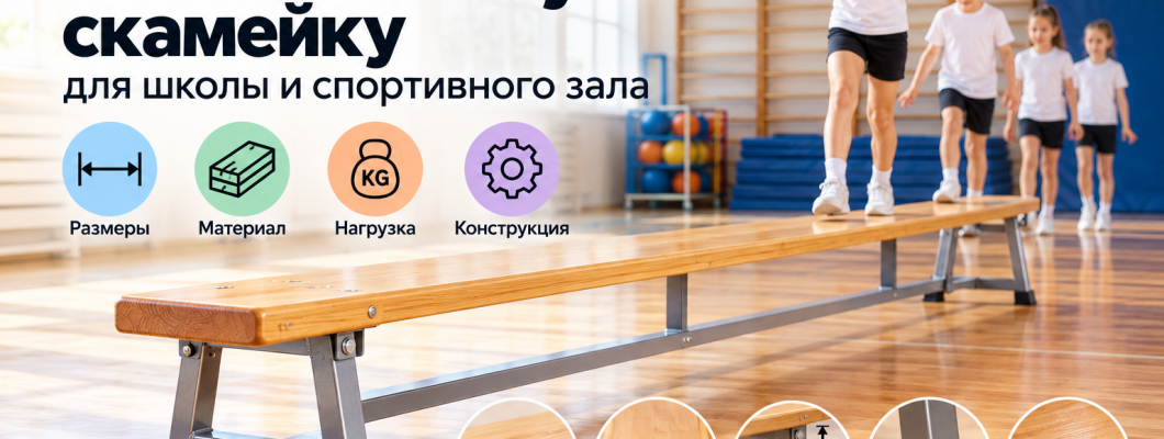Как выбрать гимнастическую скамейку для школы и спортивного зала