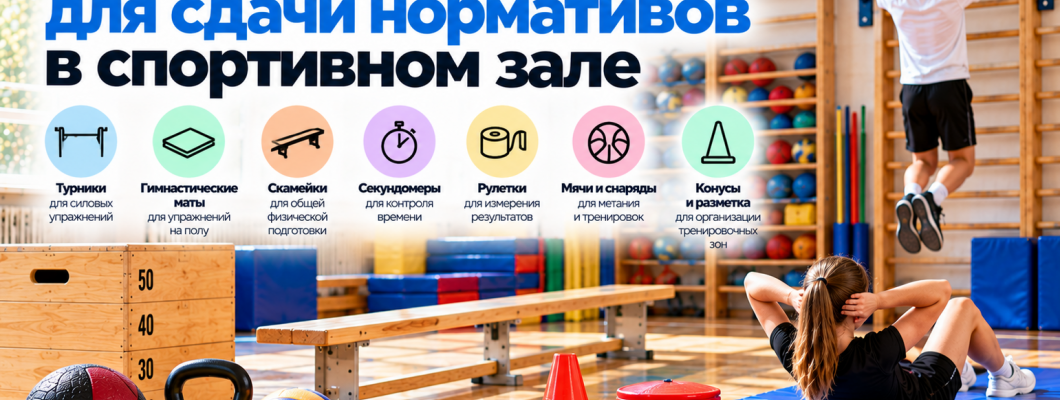 Оборудование для сдачи ГТО в спортивном зале