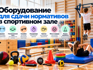 Оборудование для сдачи ГТО в спортивном зале